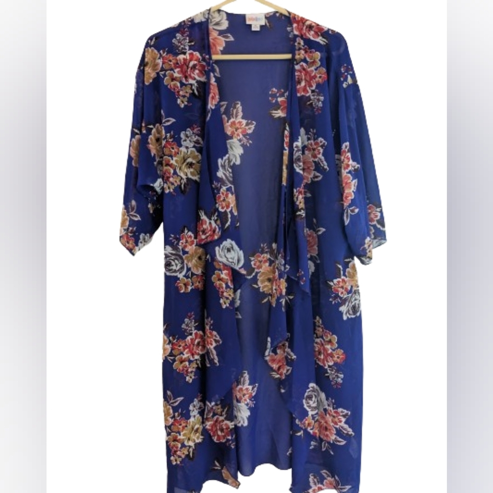 Womens Floral Kimono Sheer / Medium